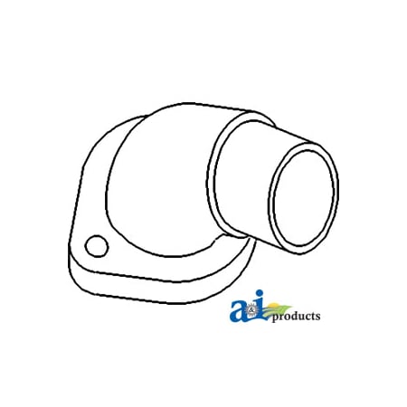 A & I Products Elbow, Exhaust 4.3" x6.1" x4.6" A-310075